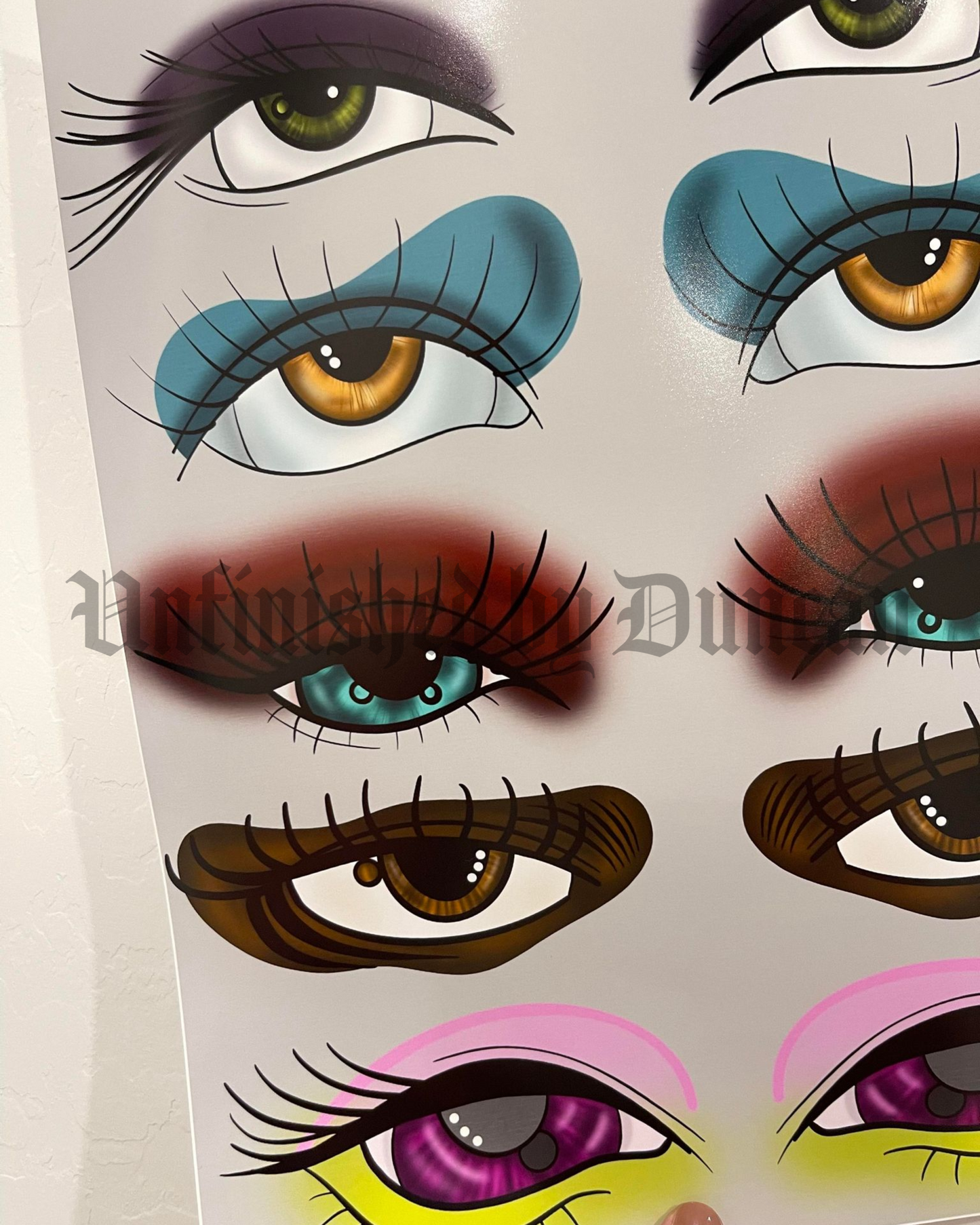All Eyes On You | Traditional Tattoo Inspired Art Print (Last Call)