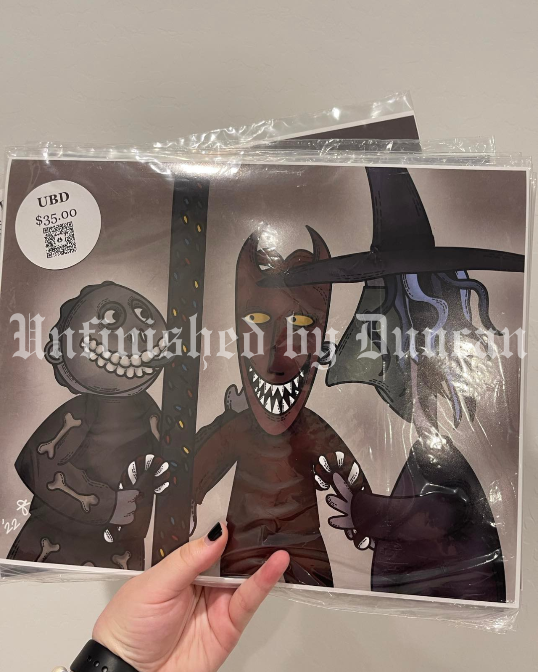 Christmas Oogie's Boys | Lock, Shock, & Barrel, Nightmare Before Christmas, Traditional Tattoo Inspired Art Print (Last Call)