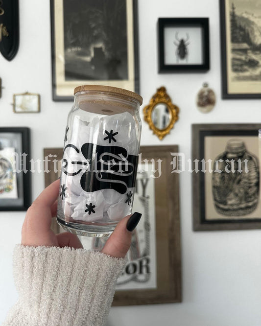 Dual-Ended Candle Cup | Witchy, Gothic, Traditional Tattoo Inspired Design