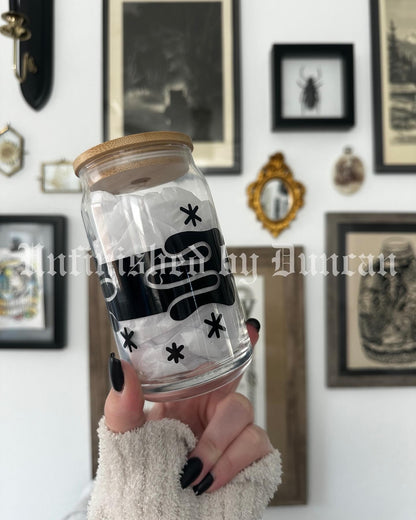 Dual-Ended Candle Cup | Witchy, Gothic, Traditional Tattoo Inspired Design