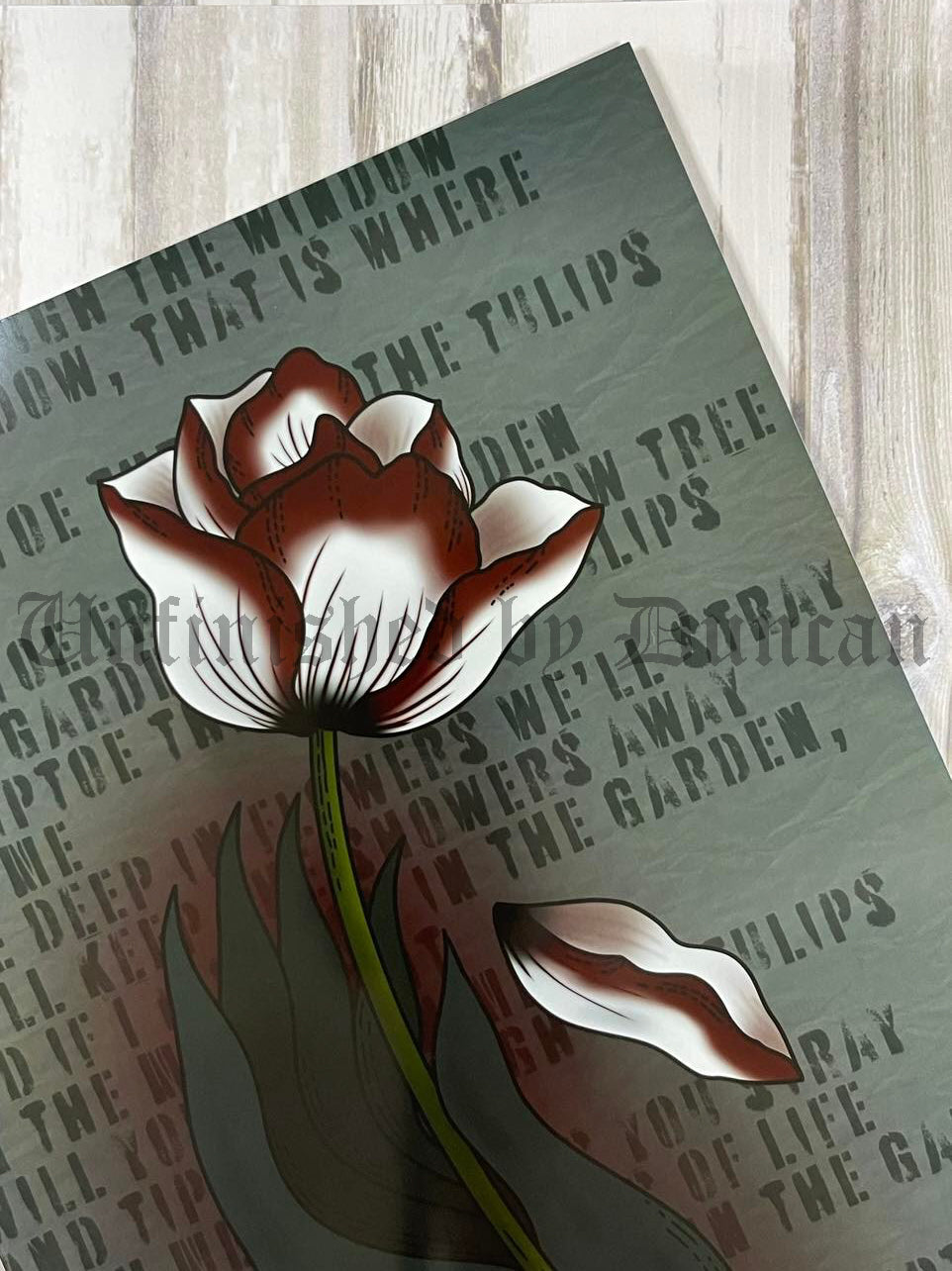 Tip Toe Through The Tulip | Traditional Tattoo Inspired Art Print (Last Call)