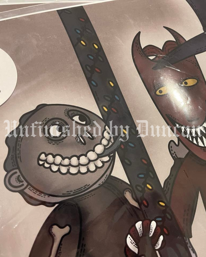 Christmas Oogie's Boys | Lock, Shock, & Barrel, Nightmare Before Christmas, Traditional Tattoo Inspired Art Print (Last Call)