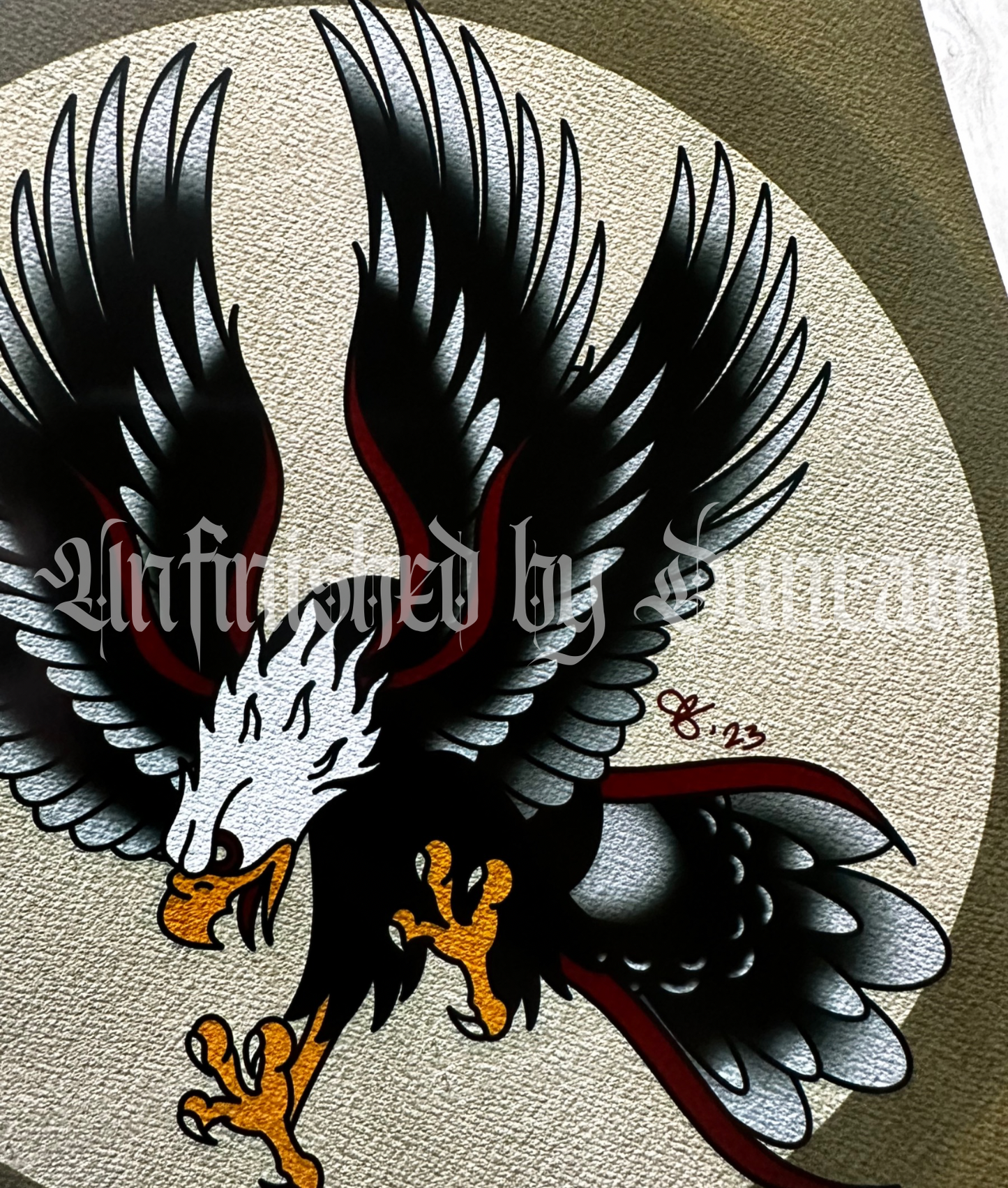 Bird of Prey | Double Winged Eagle, Traditional Tattoo Inspired Art Print