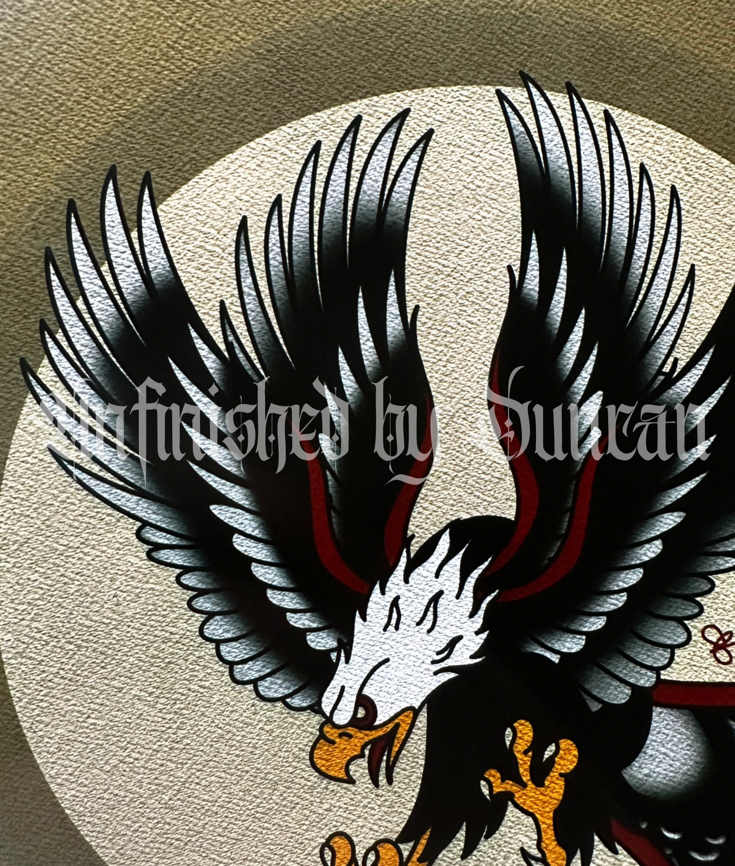 Bird of Prey | Double Winged Eagle, Traditional Tattoo Inspired Art Print