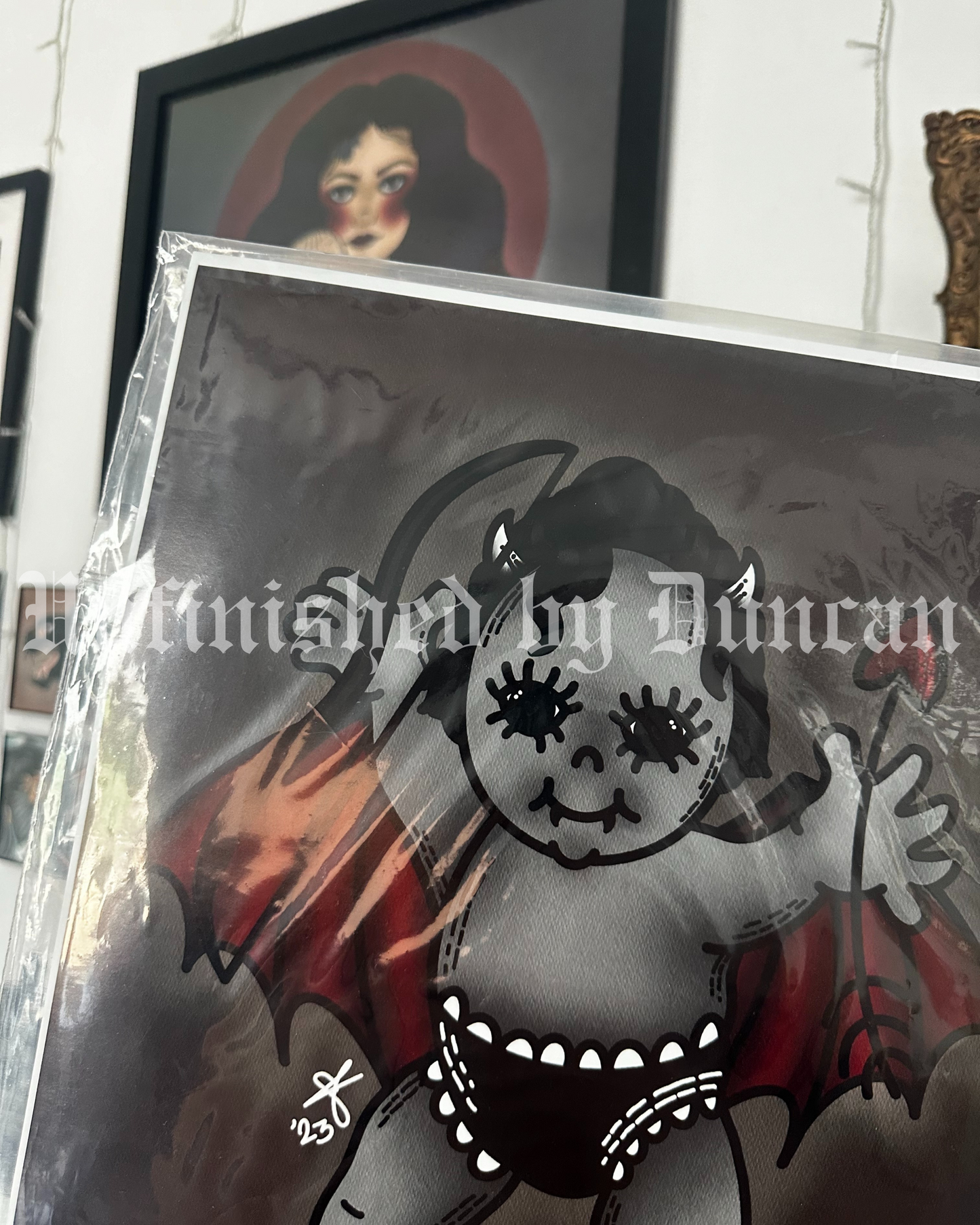 Demon Cupid | Devil, Mythical, Traditional Tattoo Art (Last Call)