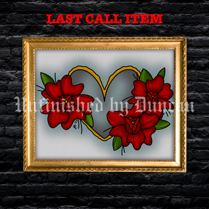 Lucky Roses | Traditional Tattoo Inspired Art Print (Last Call)