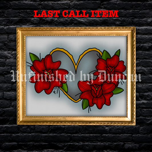 Lucky Roses | Traditional Tattoo Inspired Art Print (Last Call)