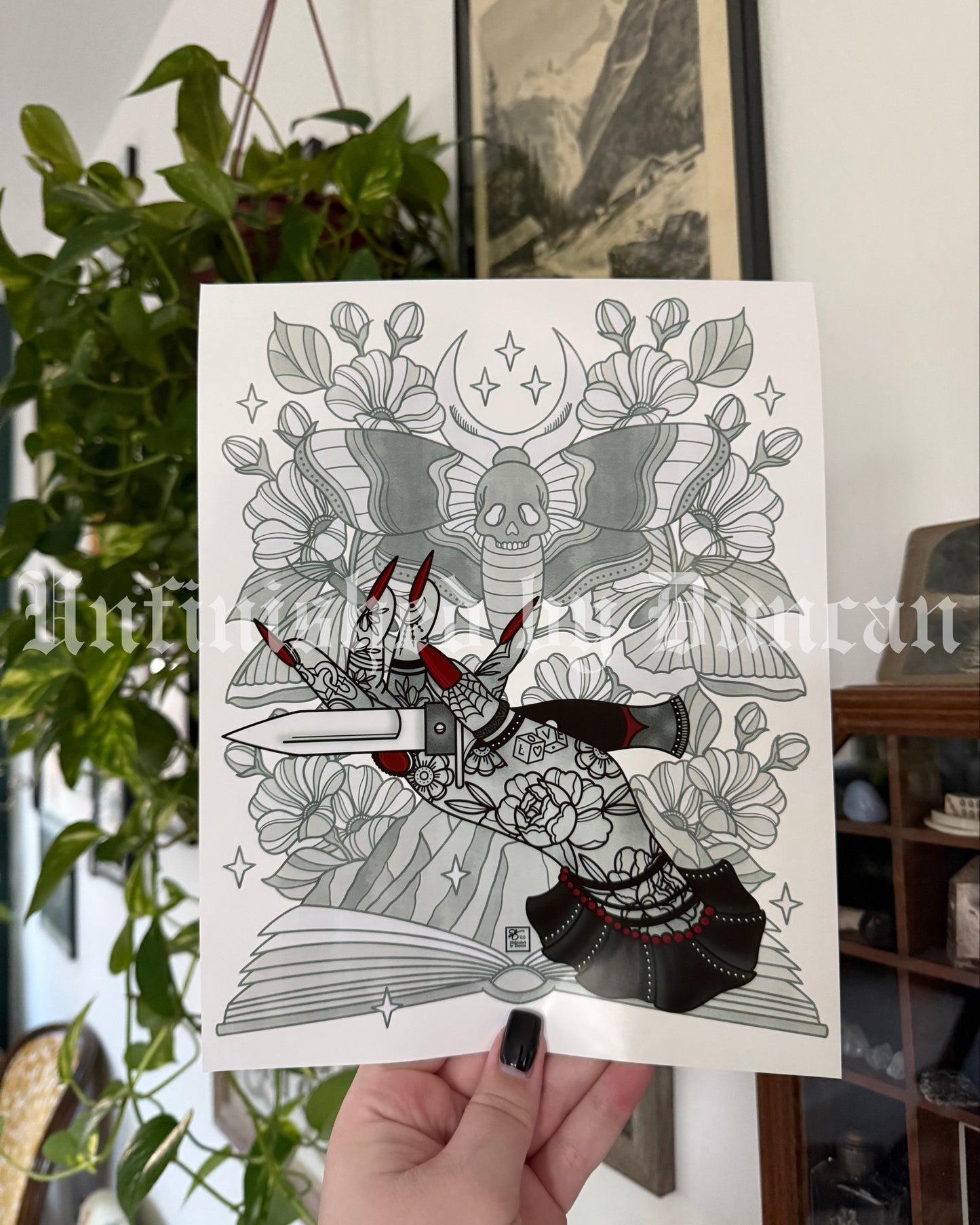 Ink-Stained Promises | Dark Romance, Bookish, Book Girlie, Traditional Tattoo Flash