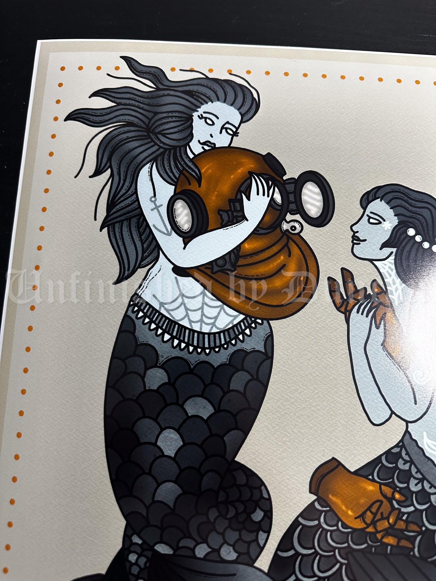 Siren Song | Mermaid Traditional Tattoo Inspired Art Print