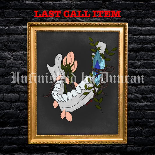Crystal Spell | Traditional Tattoo Inspired Art Print (Last Call)