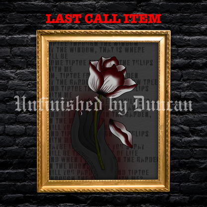Tip Toe Through The Tulip | Traditional Tattoo Inspired Art Print (Last Call)