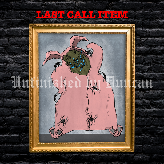 Oogie Bunnie | Nightmare Before Christmas, Traditional Tattoo Inspired Art Print (Last Call)