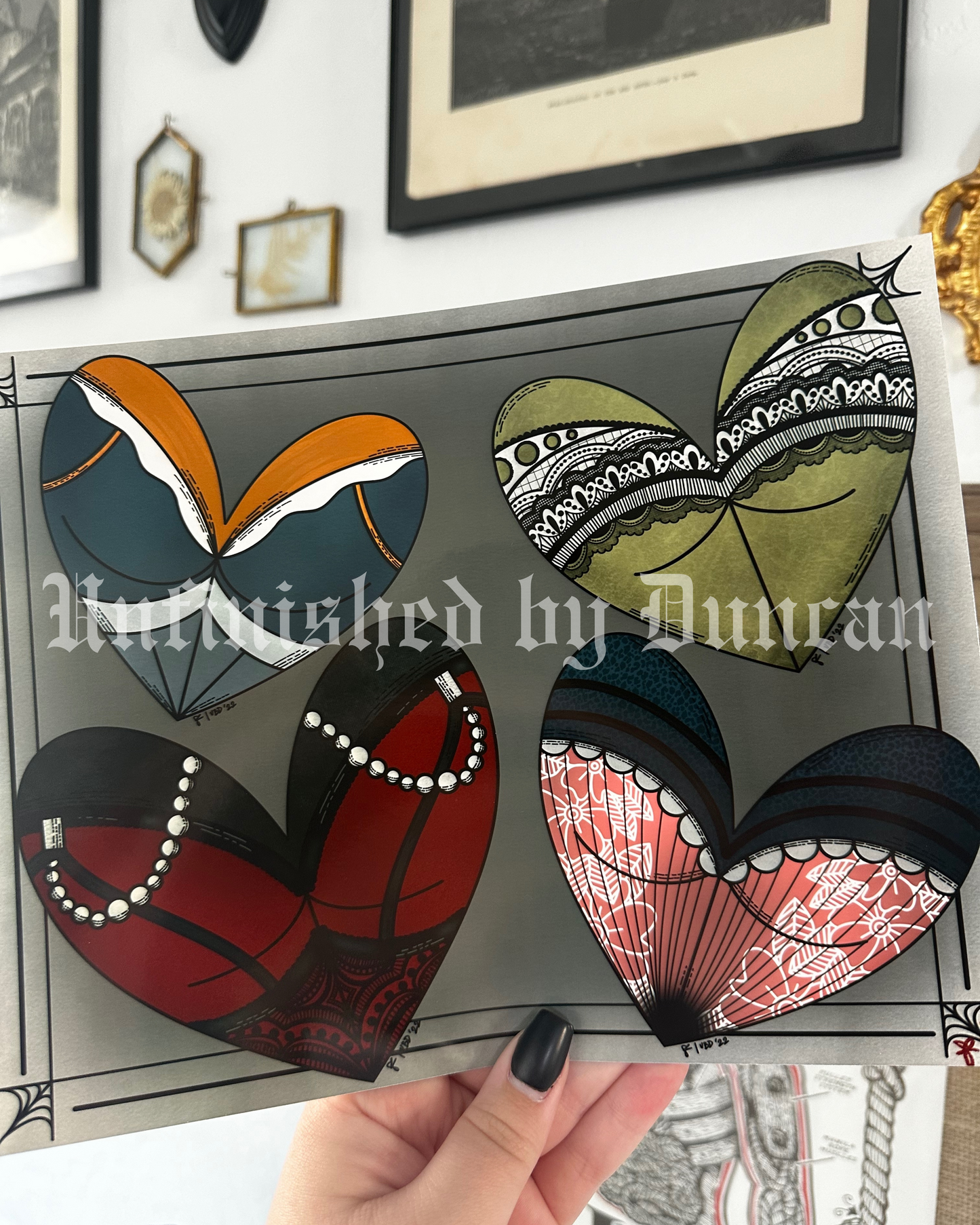 Traditional Tattoo Style Ass Flash Sheet (Last Call)