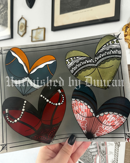 Traditional Tattoo Style Ass Flash Sheet (Last Call)