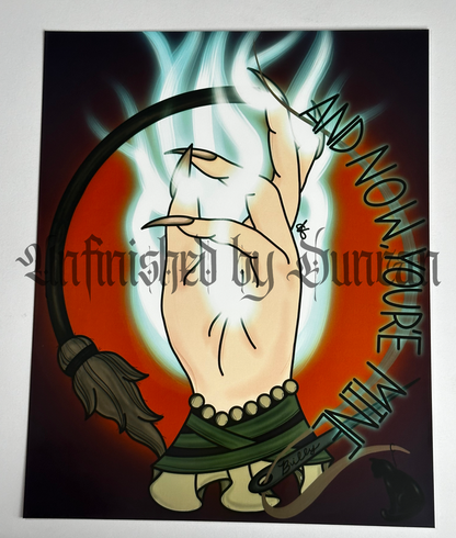 Winnie Sanderson | Hocus Pocus, Sanderson Sisters, Traditional Tattoo Inspired Art Print (Last Call)