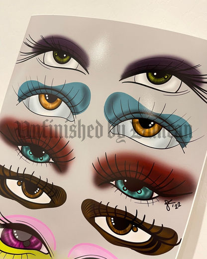 All Eyes On You | Traditional Tattoo Inspired Art Print (Last Call)