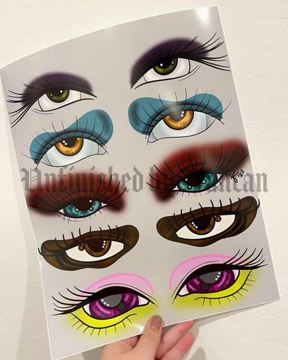 All Eyes On You | Traditional Tattoo Inspired Art Print (Last Call)