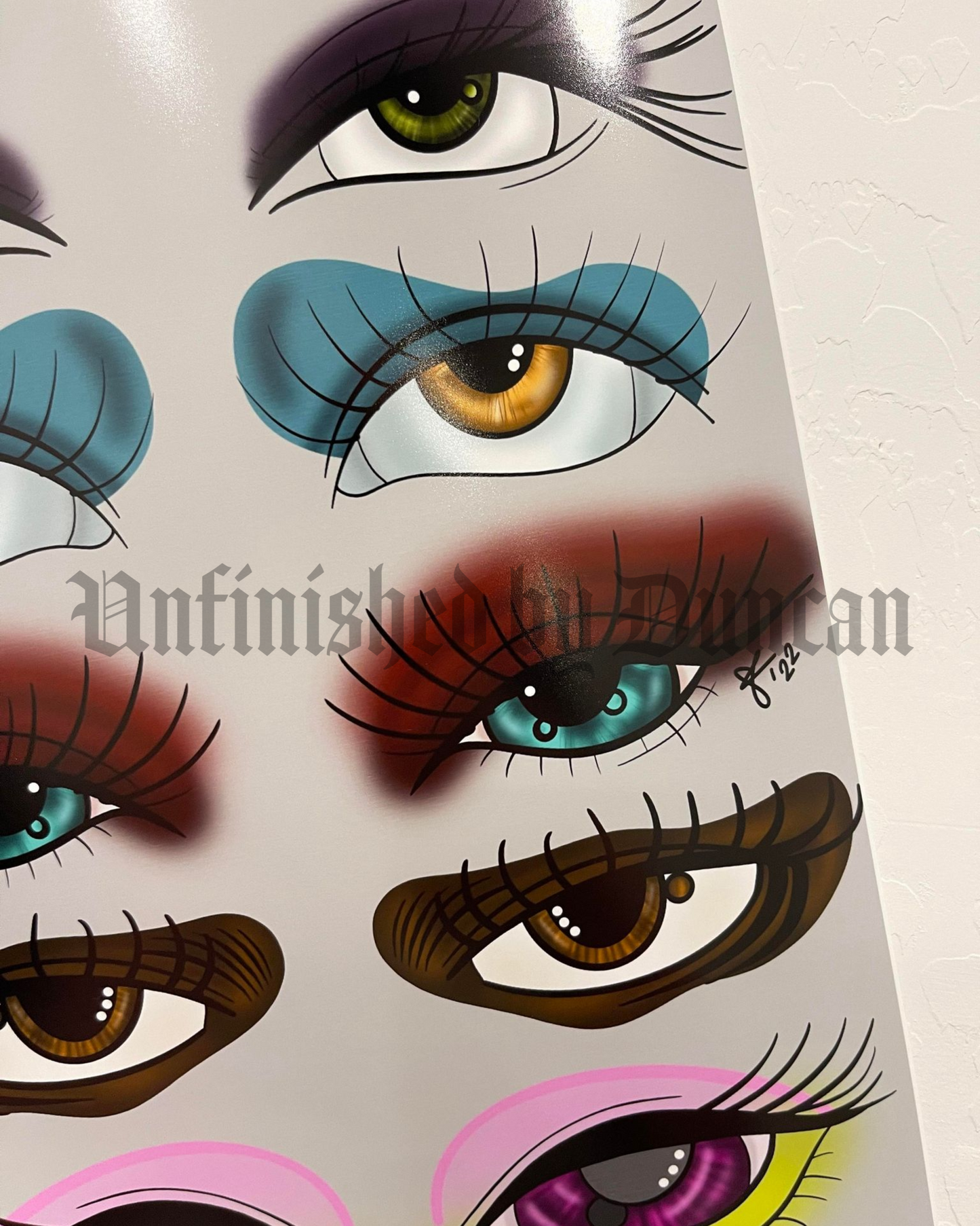 All Eyes On You | Traditional Tattoo Inspired Art Print (Last Call)