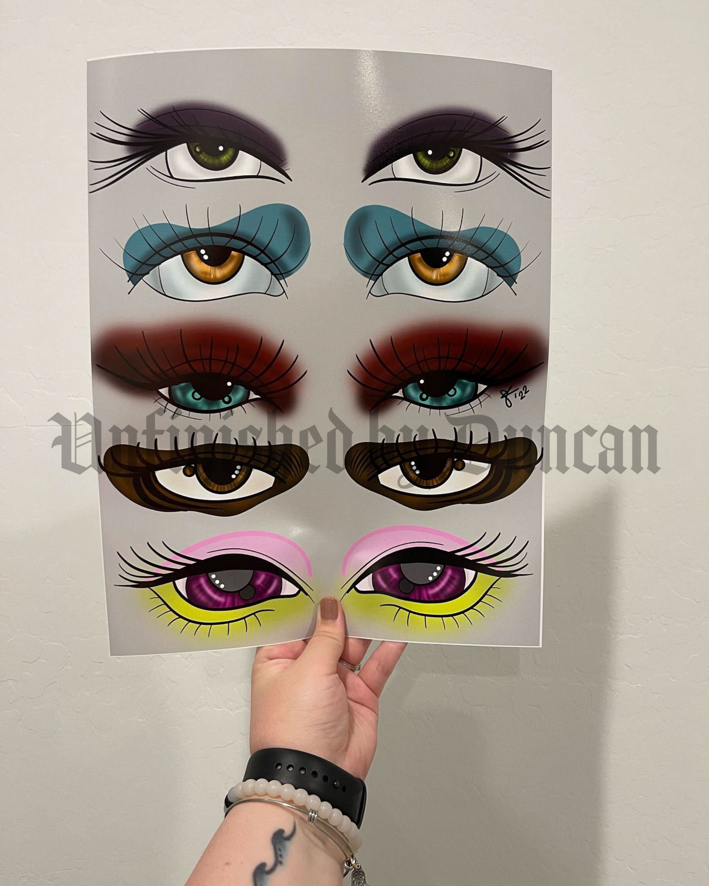 All Eyes On You | Traditional Tattoo Inspired Art Print (Last Call)